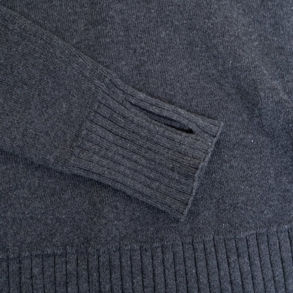 Lululemon Still Lotus Sweater Reversible in Heathered Black Fits Small - Picture 9 of 13